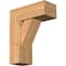 Ekena Millwork Traditional Craftsman Smooth Bracket w/ Offset Brace, Western Red Cedar, 7 1/2"W x 18"D x 22"H BKT0806X18X22TRA04SWR - alternate 1